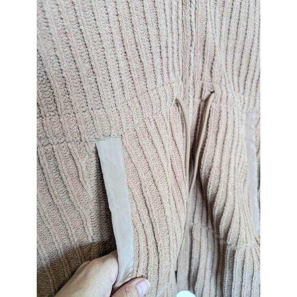 FLX Sweater Womens Extra‎ Small Tan Mature Cardigan Neutral Ribbed Casual Soft - Picture 5 of 12